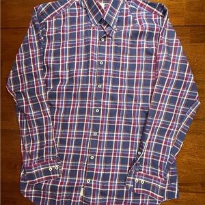 Peter Millar Multicolor Plaid Button Down Shirt